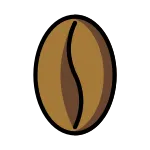 Roasted Coffee Bean SVG Icon